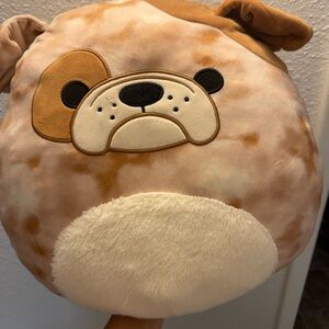 Kellytoy Squishmallow Bronk The Bulldog 16'' Plush Toy Collectible